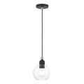View 1 for Livex Lighting Downtown 1-Light Sphere Mini Pendant Light