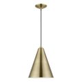 Livex Lighting Dulce 1-Light Cone Pendant Lightimage