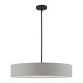 View 1 for Livex Lighting Elmhurst 5-Light Large Drum Pendant Light