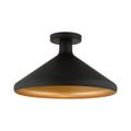 View 1 for Livex Lighting Geneva 1-Light Semi-Flush Cone Ceiling Light
