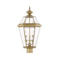 View 1 for Livex Lighting Georgetown 3-Light Large Outdoor Post Top Lantern