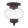 Livex Lighting Harbor 1-Light Flush Mount Ceiling Lightimage