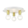View 1 for Livex Lighting Hillview 3-Light Medium Flush Mount Ceiling Light