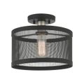 View 1 for Livex Lighting Industro 1-Light Petite Semi-Flush Ceiling Light