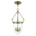 View 1 for Livex Lighting Jefferson 3-Light 10 Inch Pendant Light