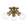 View 1 for Livex Lighting Lansdale 3-Light Flush Mount Ceiling Light