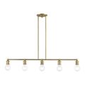View 1 for Livex Lighting Lansdale 5-Light Large Linear Chandelier