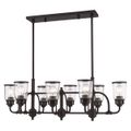 View 1 for Livex Lighting Lawrenceville 8-Light Linear Chandelier