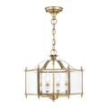 View 1 for Livex Lighting Livingston 4-Light Pendant / Semi-Flush Ceiling Light
