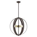 View 1 for Livex Lighting Modesto 4-Light Pendant Chandelier