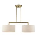 View 1 for Livex Lighting Monroe 2-Light Linear Chandelier