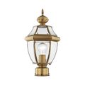 View 1 for Livex Lighting Monterey 1-Light Small Outdoor Post Top Lantern