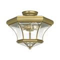 View 1 for Livex Lighting Monterey 3-Light Semi-Flush Ceiling Light