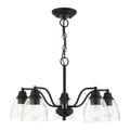 View 1 for Livex Lighting Montgomery 5-Light Chandelier / Semi-Flush Light