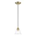View 1 for Livex Lighting Moreland 1-Light Single Pendant Light