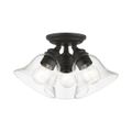 View 1 for Livex Lighting Moreland 3-Light Large Semi-Flush Ceiling Light