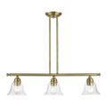 View 1 for Livex Lighting Moreland 3-Light Linear Chandelier