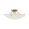 View 1 for Livex Lighting Oasis 4-Light Semi-Flush Ceiling Light