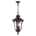 View 1 for Livex Lighting Oxford 3-Light Large 11 Inch Outdoor Pendant Lantern