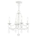 View 1 for Livex Lighting Pennington 4-Light Chandelier / Semi-Flush Light