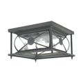 Livex Lighting Providence 2-Light Outdoor Flush Mount Ceiling Lightimage