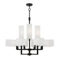 View 1 for Livex Lighting Rubix 12-Light 44 Inch Extra Large Foyer Chandelier