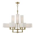 Livex Lighting Rubix 12-Light Extra Large Foyer Chandelierimage