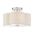 Livex Lighting Solstice 2-Light Medium Semi-Flush Ceiling Lightimage