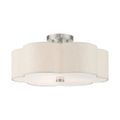 Livex Lighting Solstice 3-Light Large Semi-Flush Ceiling Lightimage