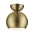 View 1 for Livex Lighting Stockton 1-Light Globe Semi-Flush Ceiling Light
