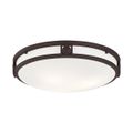 Livex Lighting Titania 3-Light Flush Mount Ceiling Lightimage
