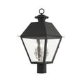 View 1 for Livex Lighting Wentworth 3-Light Large Outdoor Post Top Lantern