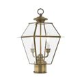View 1 for Livex Lighting Westover 2-Light Medium Outdoor Post Top Lantern