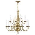 View 1 for Livex Lighting Williamsburgh 12-Light 2-Tier Chandelier