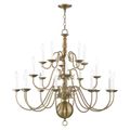 View 1 for Livex Lighting Williamsburgh 20-Light 3-Tier Foyer Chandelier