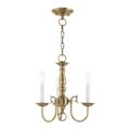 Livex Lighting Williamsburgh Medium Mini Chandelier / Semi-Flush Lightimage