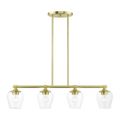 View 1 for Livex Lighting Willow 4-Light Linear Chandelier