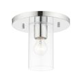 View 1 for Livex Lighting Zurich 1-Light Small Ceiling Flush Mount Light