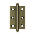 View 1 for Deltana 2 1/2 x 1 3/4 Inch Adjustable Hinge With Ball Tips