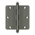 View 1 for Deltana 3 1/2 Inch 1/4 Radius Hinge With Ball Finials