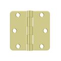 Deltana 3 Inch 1/4 Radius Zinc Hingeimage