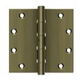 View 1 for Deltana 5 Inch Square Ball Bearing Hinge - Non Removeable Pin