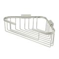 View 1 for Deltana Large Triangular Corner Wall Mount Wire Bathroom Shower Basket