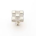 Schaub Avalon Bay Square Polished Nickel Cabinet Knobimage