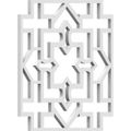 View 1 for Restorers Architectural Wise PVC Fretwork Wall Panel