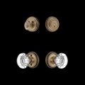 View 1 for Nostalgic Warehouse Classic Rose Entry Set - Round Clear Crystal Knob