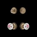 View 1 for Nostalgic Warehouse Classic Rose Entry Set - White Rose Porcelain Knob
