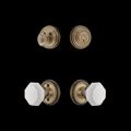 View 1 for Nostalgic Warehouse Classic Rose Entry Set - White Waldorf Crystal Knob