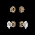View 1 for Nostalgic Warehouse Classic Rose Entry Set with Chateau Crystal Knob