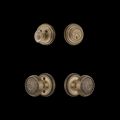 View 1 for Nostalgic Warehouse Classic Rosette Entry Set with Craftsman Knob